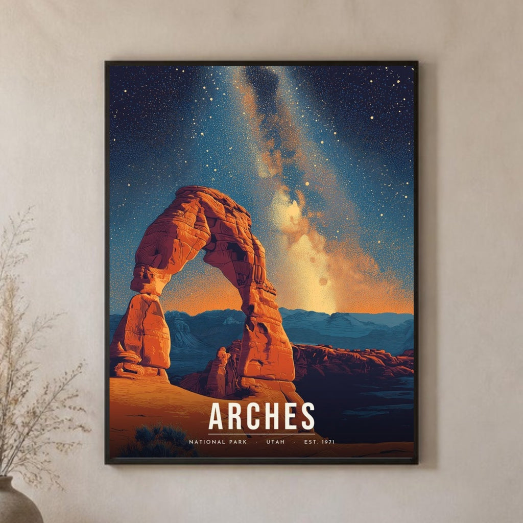 Arches poster close-up