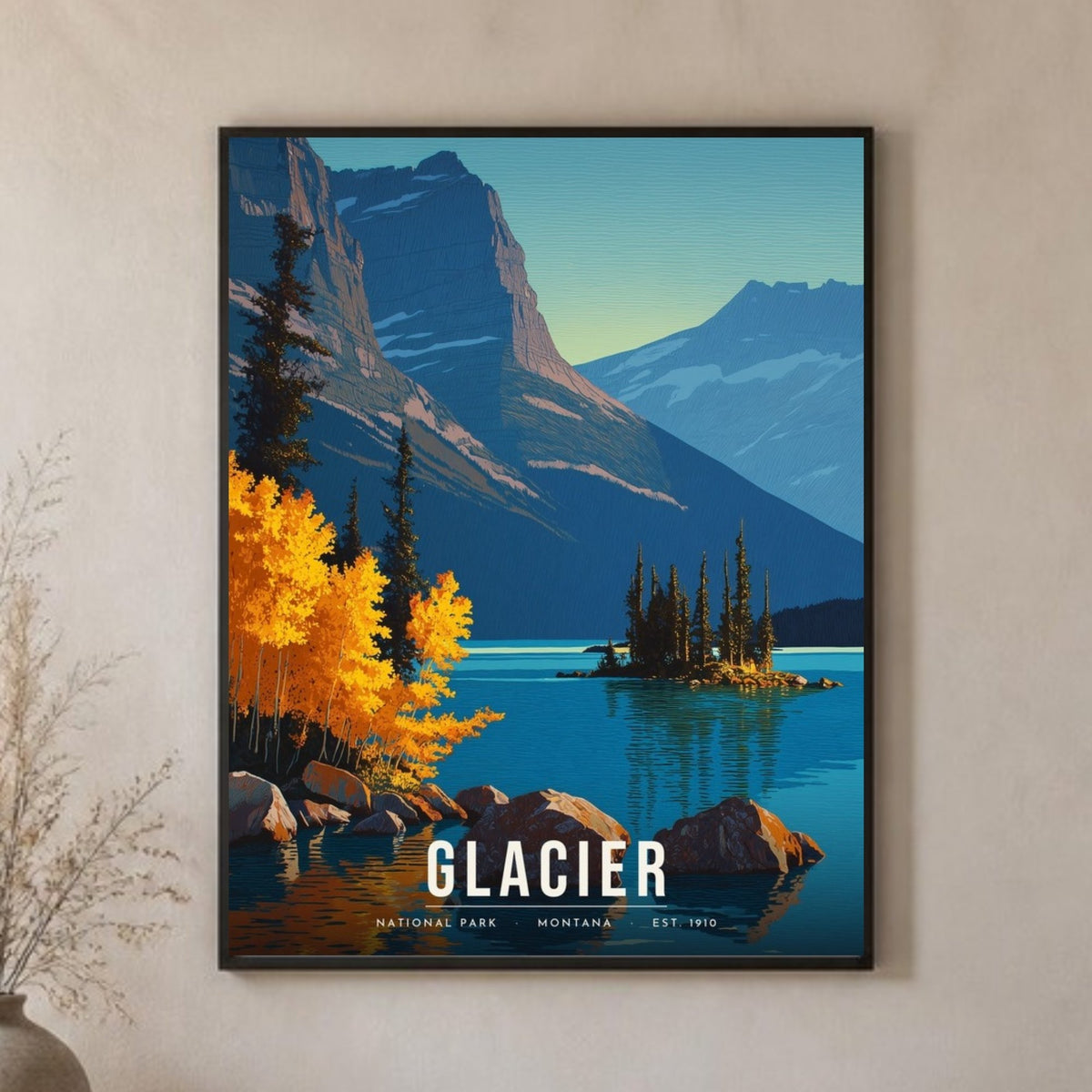 Glacier poster close-up