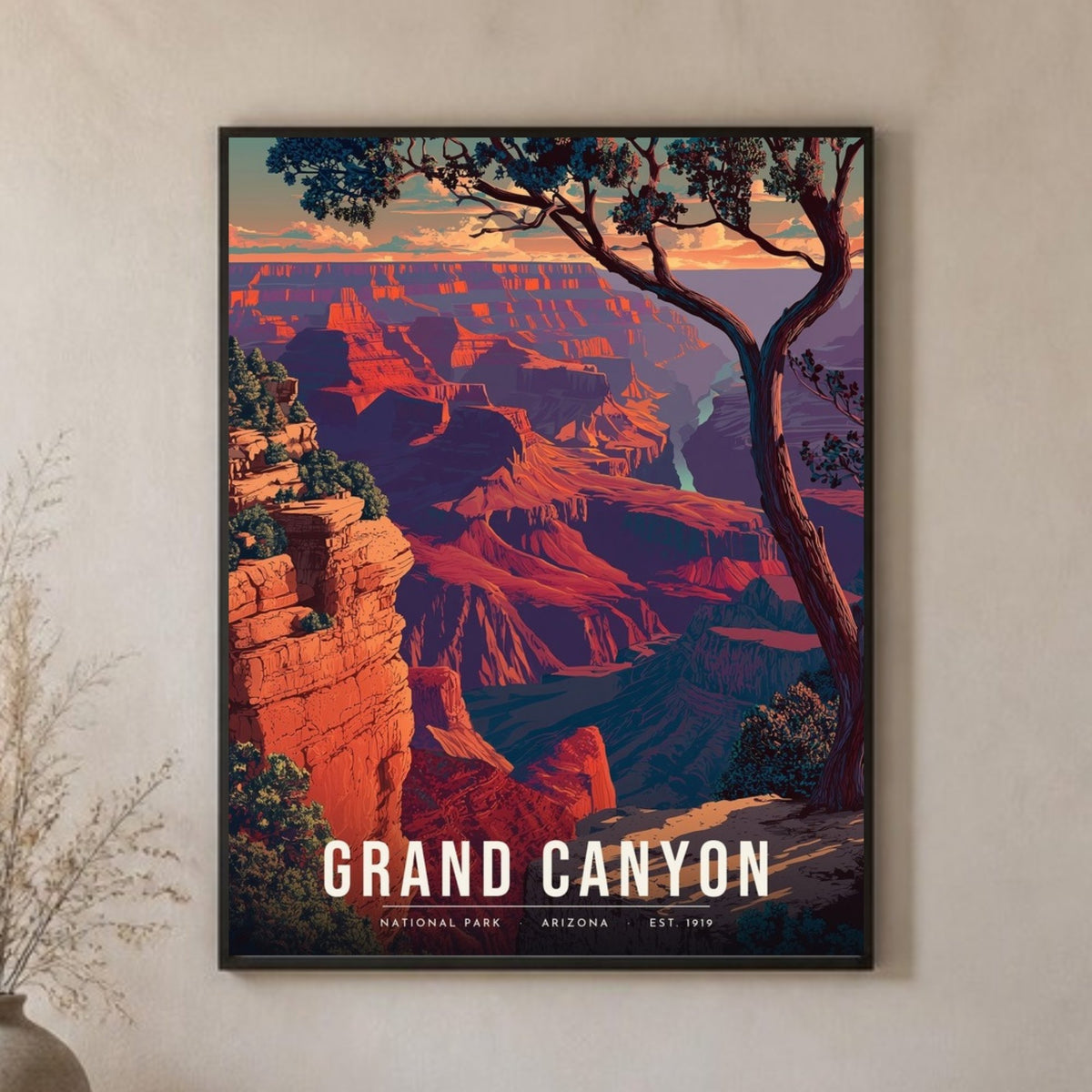 Grand Canyon poster close-up