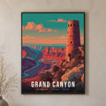 Desert View Watchtower poster close-up