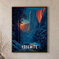 Yosemite firefall poster close-up