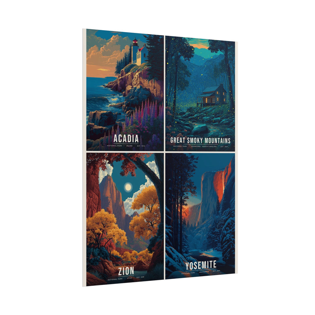 Four Seasons Collage Poster
