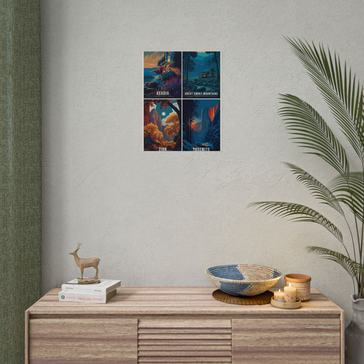 Four Seasons Collage Poster