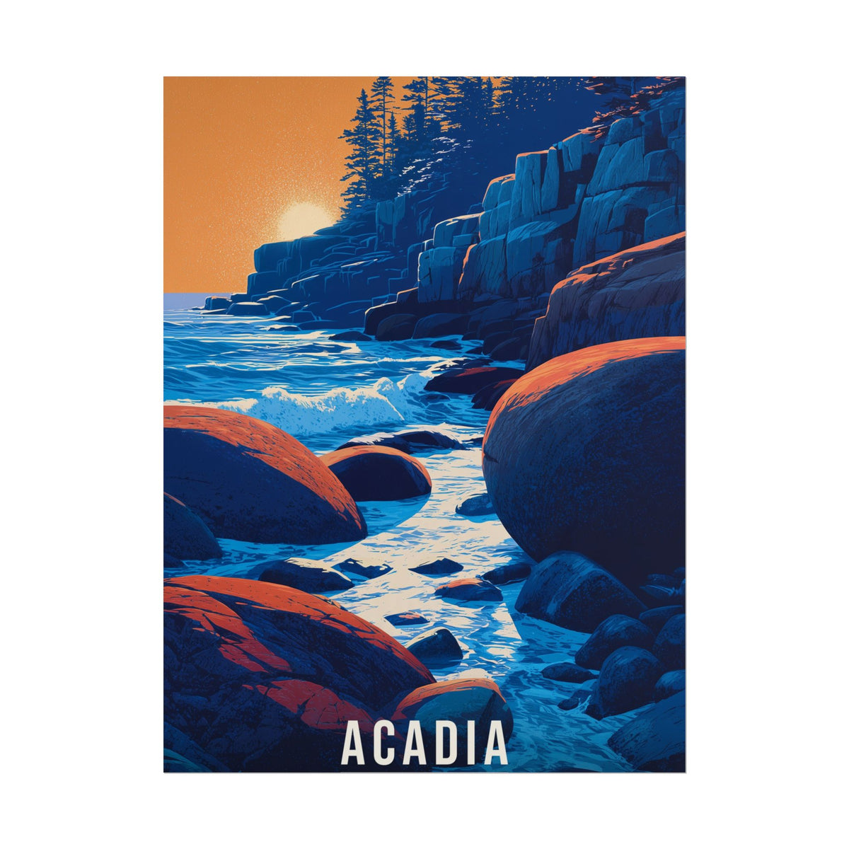 Acadia: Boulder Beach Sunrise