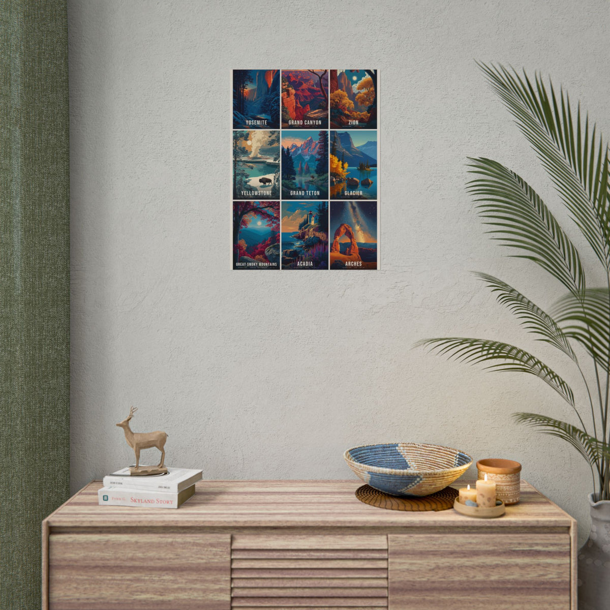 All Nine Parks Collage Poster