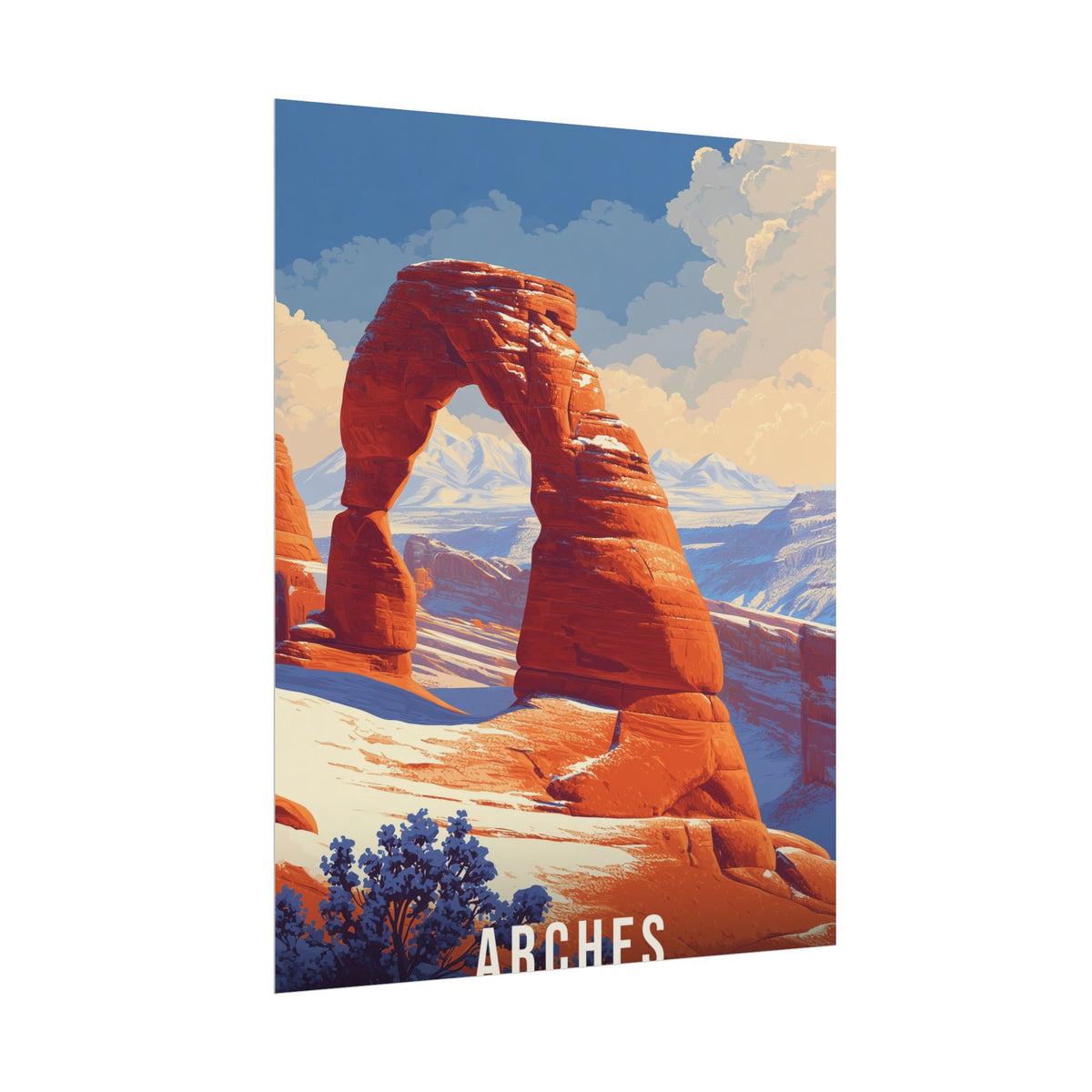Arches: Delicate Arch in Snow