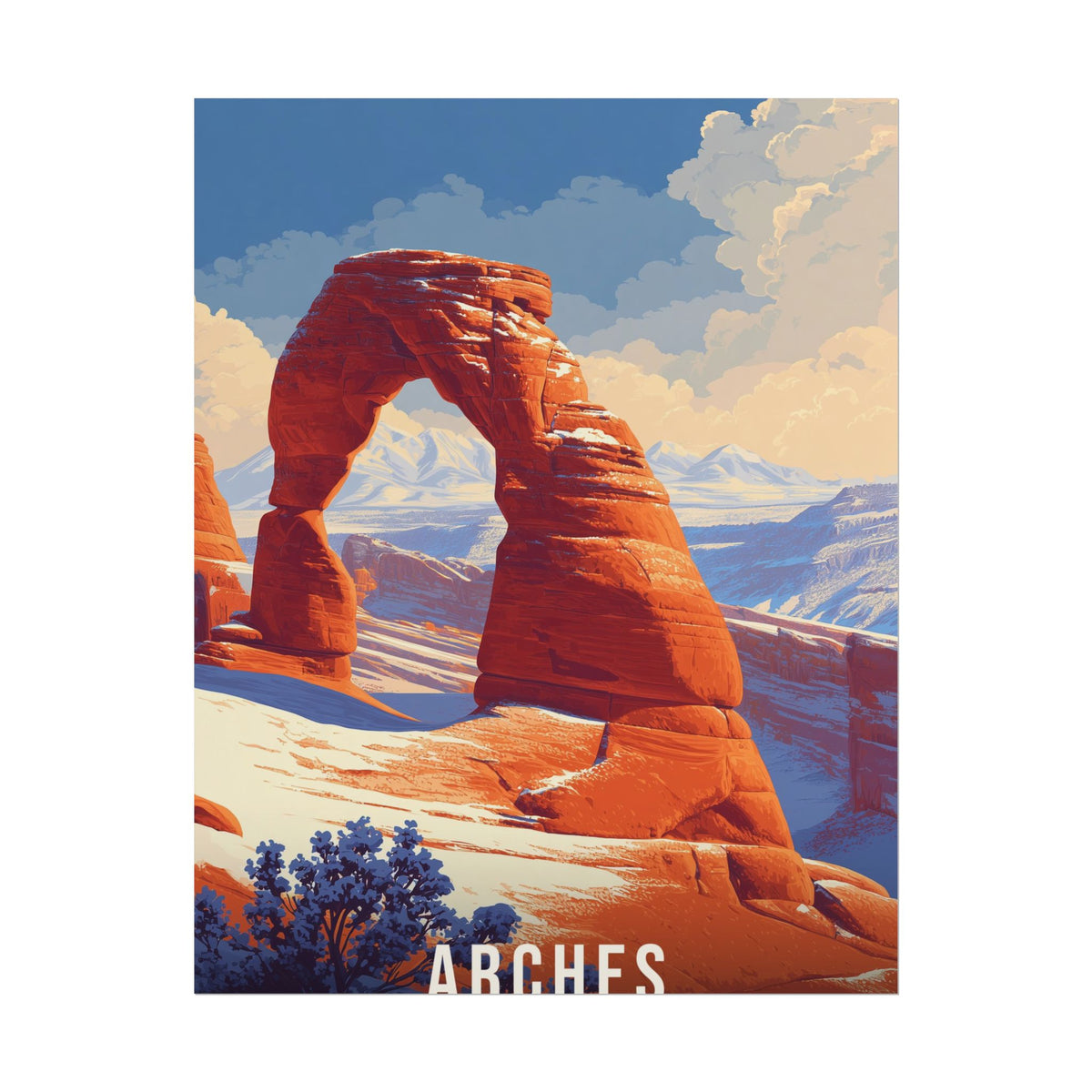 Arches: Delicate Arch in Snow