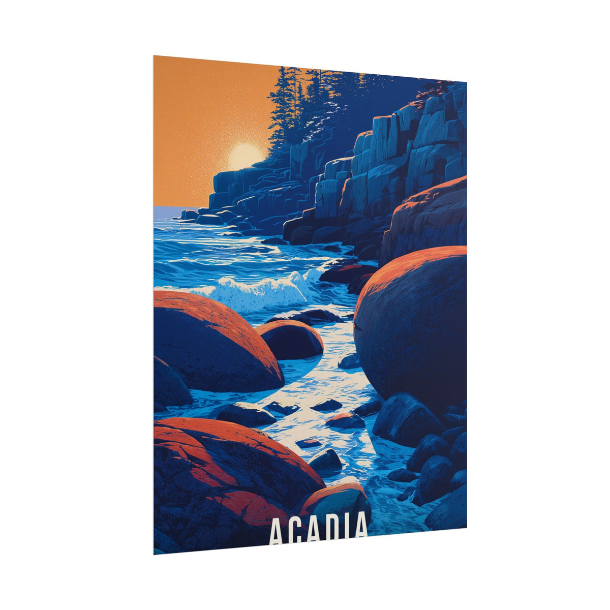 Acadia: Boulder Beach Sunrise