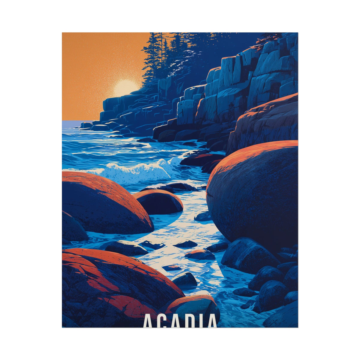 Acadia: Boulder Beach Sunrise
