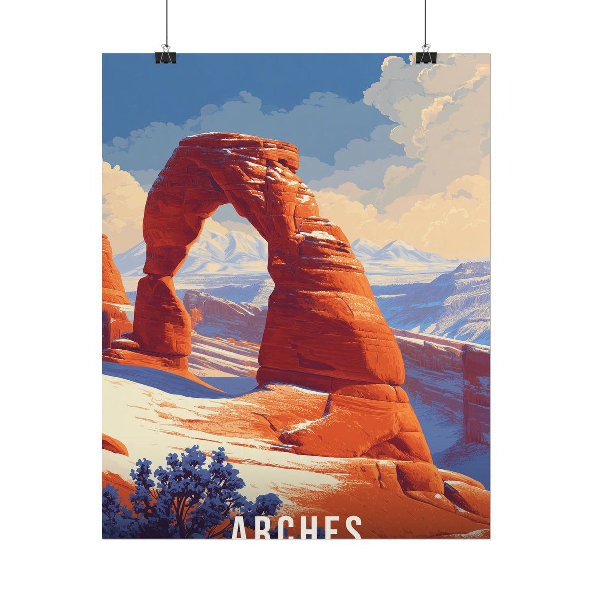 Arches: Delicate Arch in Snow